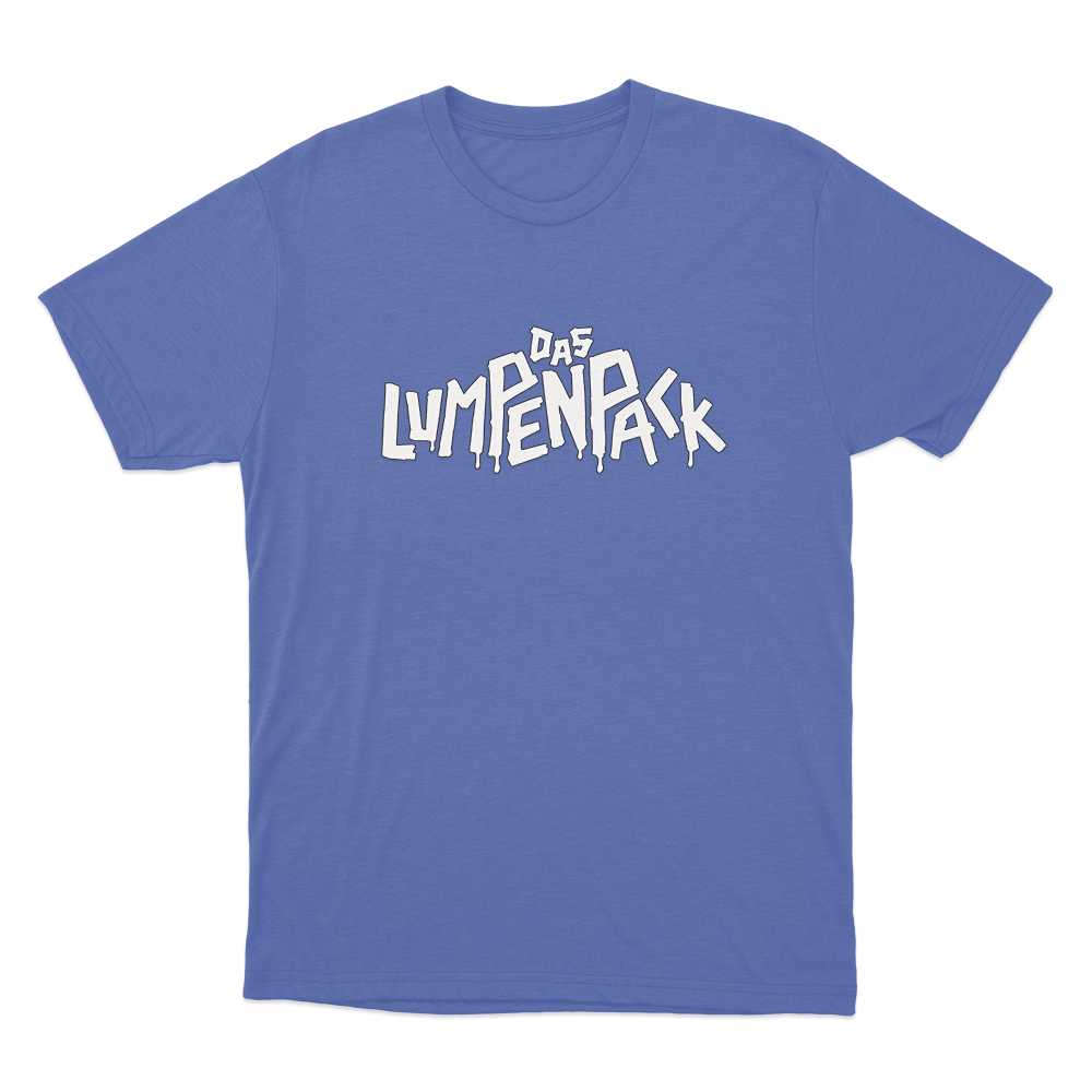 Das Lumpenpack Classic Logo Unisex T Shirt Blue Das Lumpenpack Classic Logo Unisex T Shirt Blue