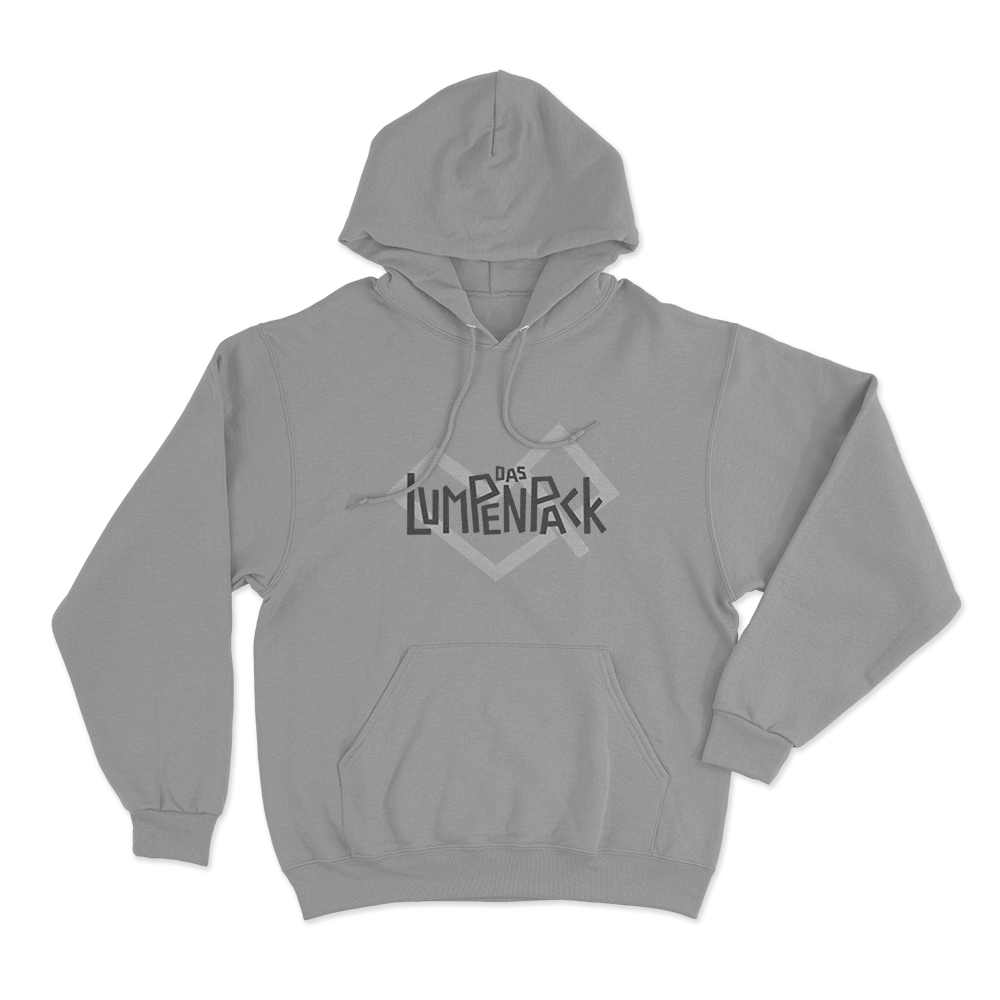 Das Lumpenpack Geometric Logo Unisex Hoodie Grey Das Lumpenpack Geometric Logo Unisex Hoodie Grey