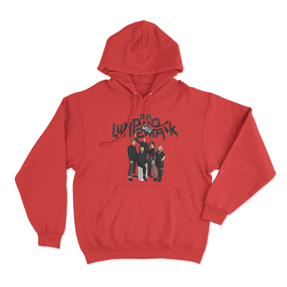 Nie Wieder Wach Cover Unisex Hoodie Red Nie Wieder Wach Cover Unisex Hoodie Red