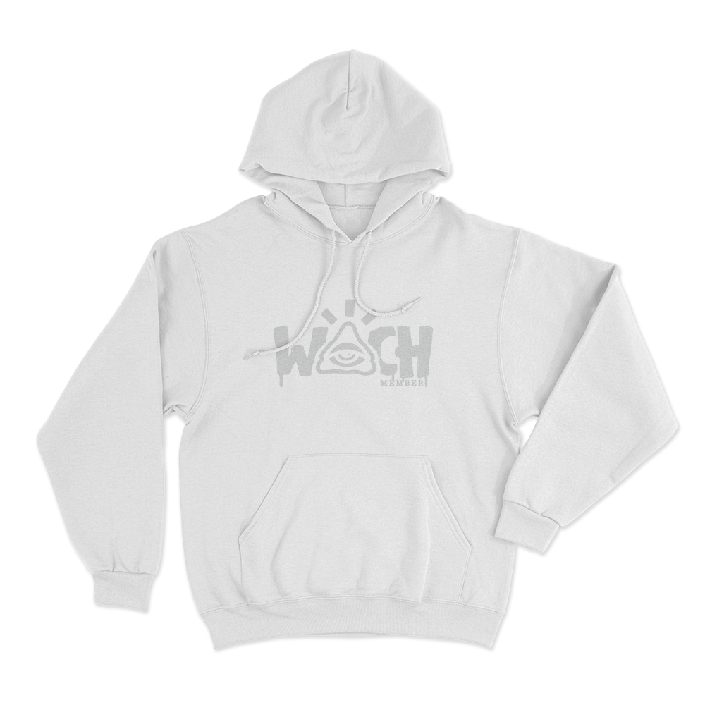 Wach Member Unisex Hoodie White Wach Member Unisex Hoodie White